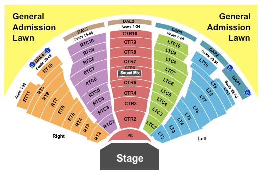 Pine Knob Music Theatre Jack Johnson Seating Chart